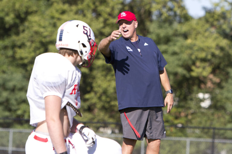 No flags for holding: Red Land football power couple, coaches Frank and Erin Gay, battle ‘Newlywed Game’ style