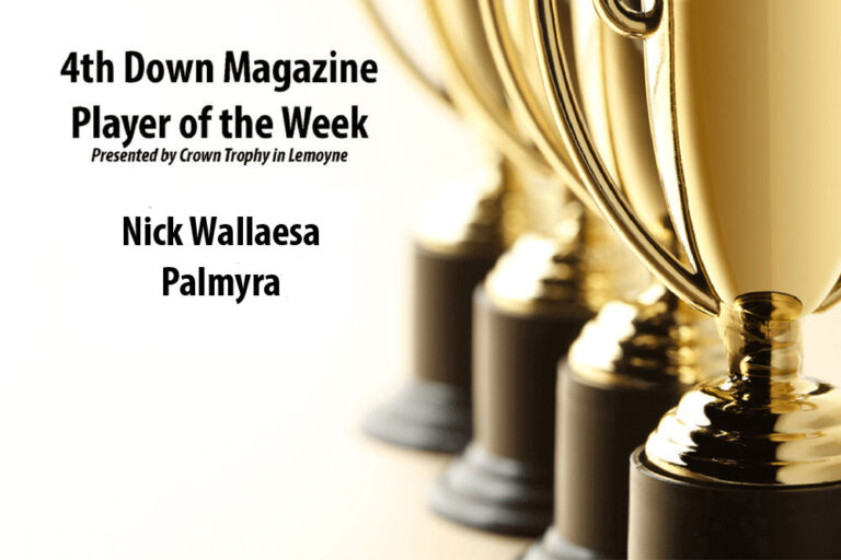 4th Down Magazine’s Player of the Week: Palmyra’s Nick Wallaesa