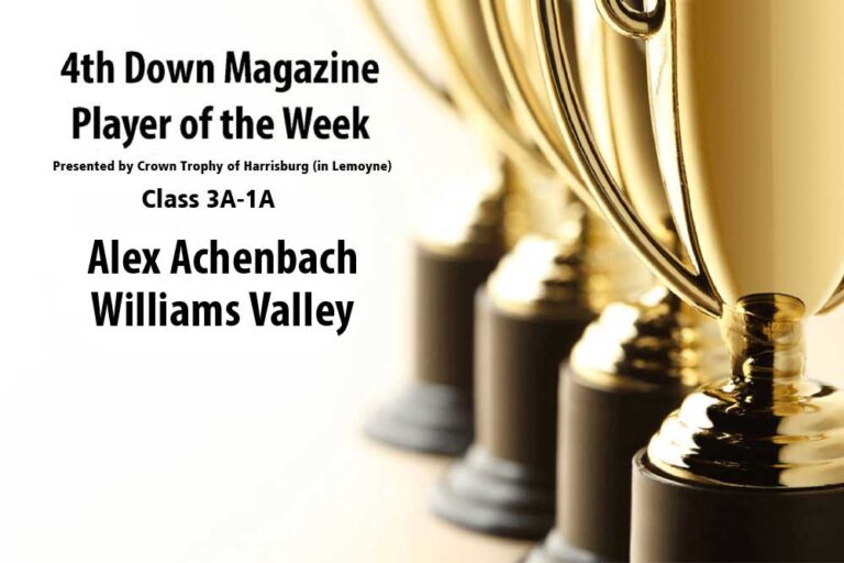 4th Down Magazine Player of the Week (Class 3A-1A): Alex Achenbach