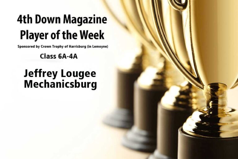 4th Down Magazine Player of the Week (Class 6A-4A): Jeffrey Lougee