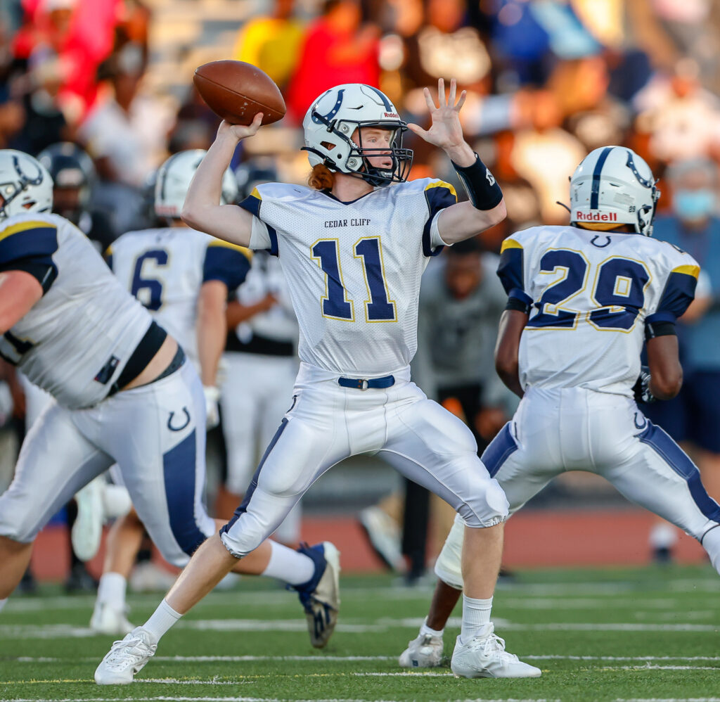 Cedar Cliff quarterback Ethan Dorrell