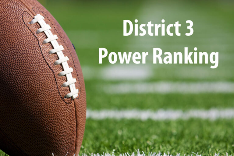 District 3 Power Rankings after Week 8