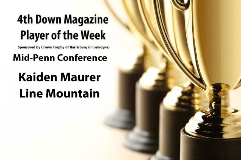 4th Down Magazine Week 7 Mid-Penn Player of the Week Sponsored by Crown Trophy of Harrisburg