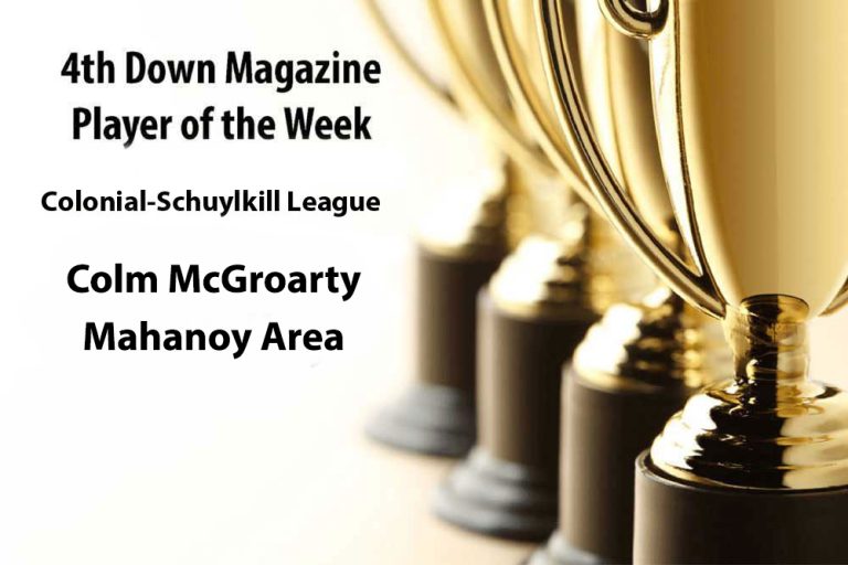 High School Football: Colm McGroarty snags Colonial-Schuylkill League Player of the Week honors