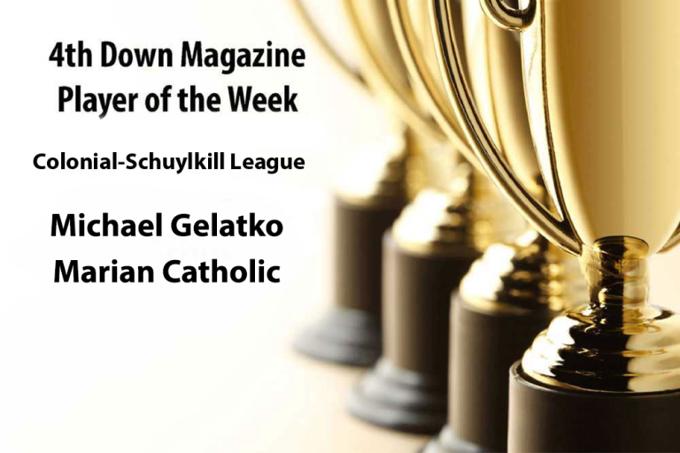 High School Football: Colonial-Schuylkill League Player of the Week: Michael Gelatko