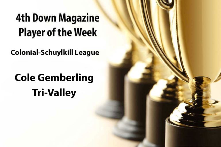 Colonial-Schuylkill League Player of the Week: Cole Gemberling