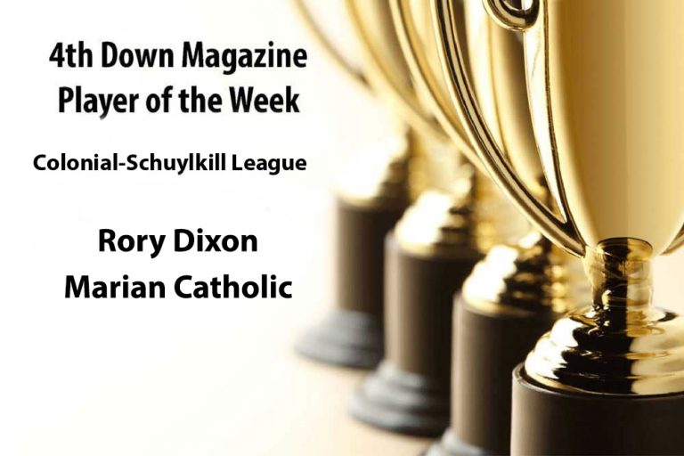 Week 7 Colonial-Schuylkill League Player of the Week: Rory Dixon