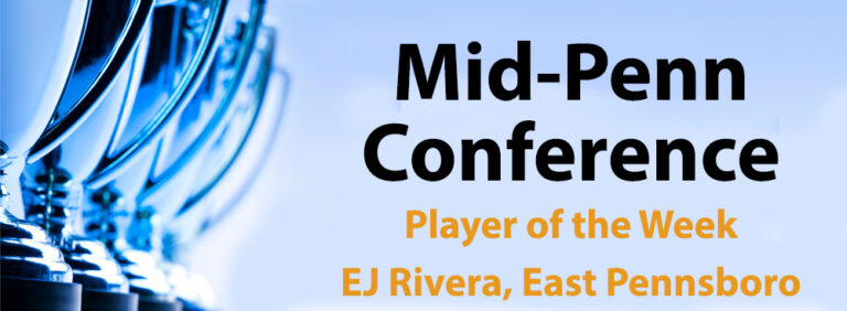 EJ Rivera Named Mid-Penn Conference Player of the Week for Week 2 EJ Rivera Named Mid-Penn Conference Player of the Week for Week 2